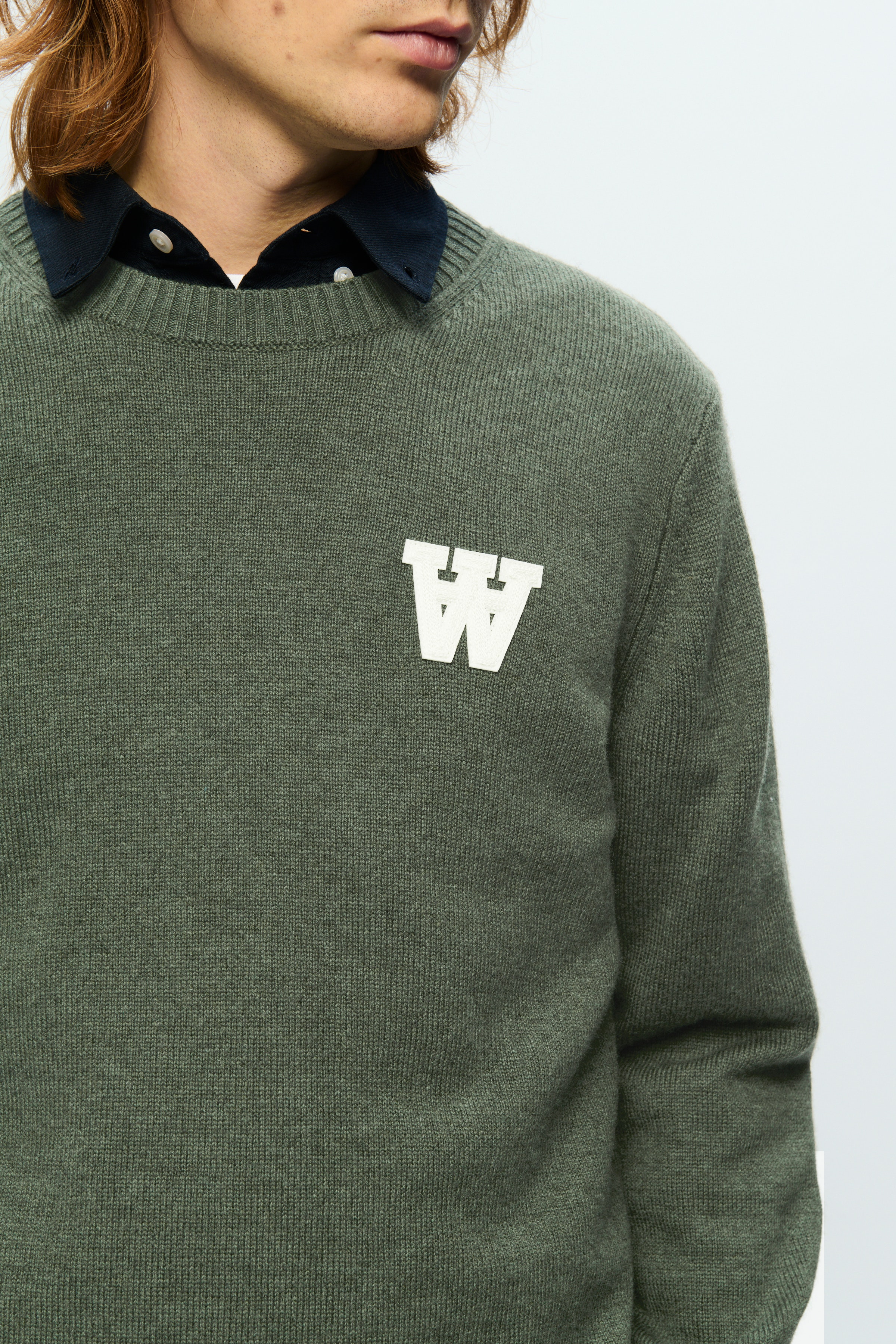 DOUBLE A BY W.W. MEN WWTay Lambswool Pullover