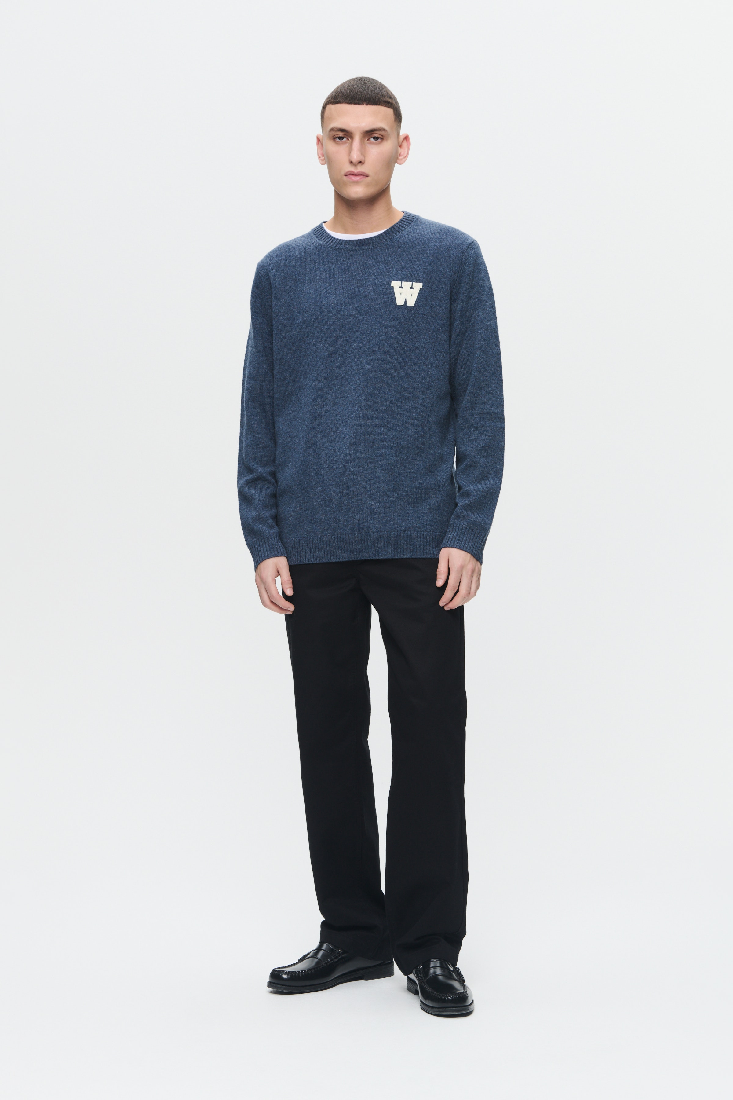 DOUBLE A BY W.W. MEN WWTay Lambswool Pullover