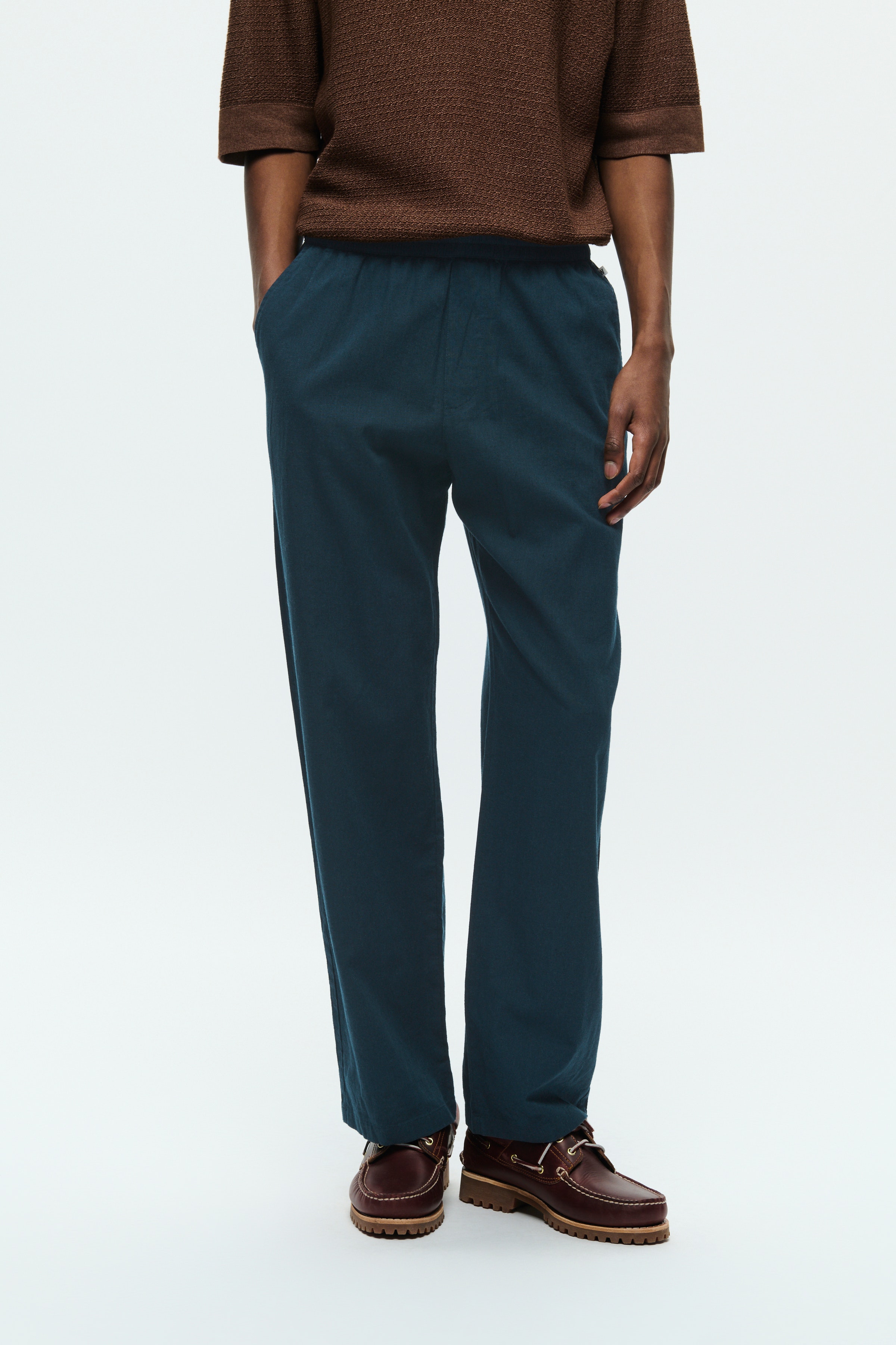 DOUBLE A BY W.W. MEN WWenoch Linen Trousers