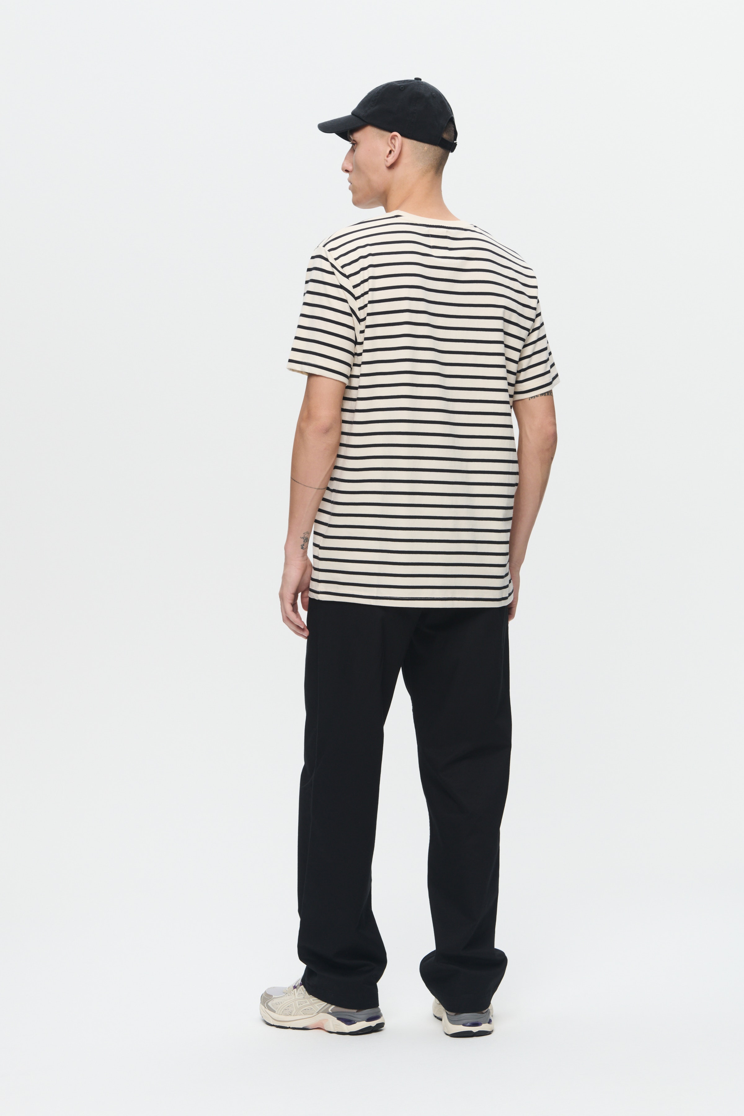 DOUBLE A BY W.W. MEN WWAce Stripe T-shirt