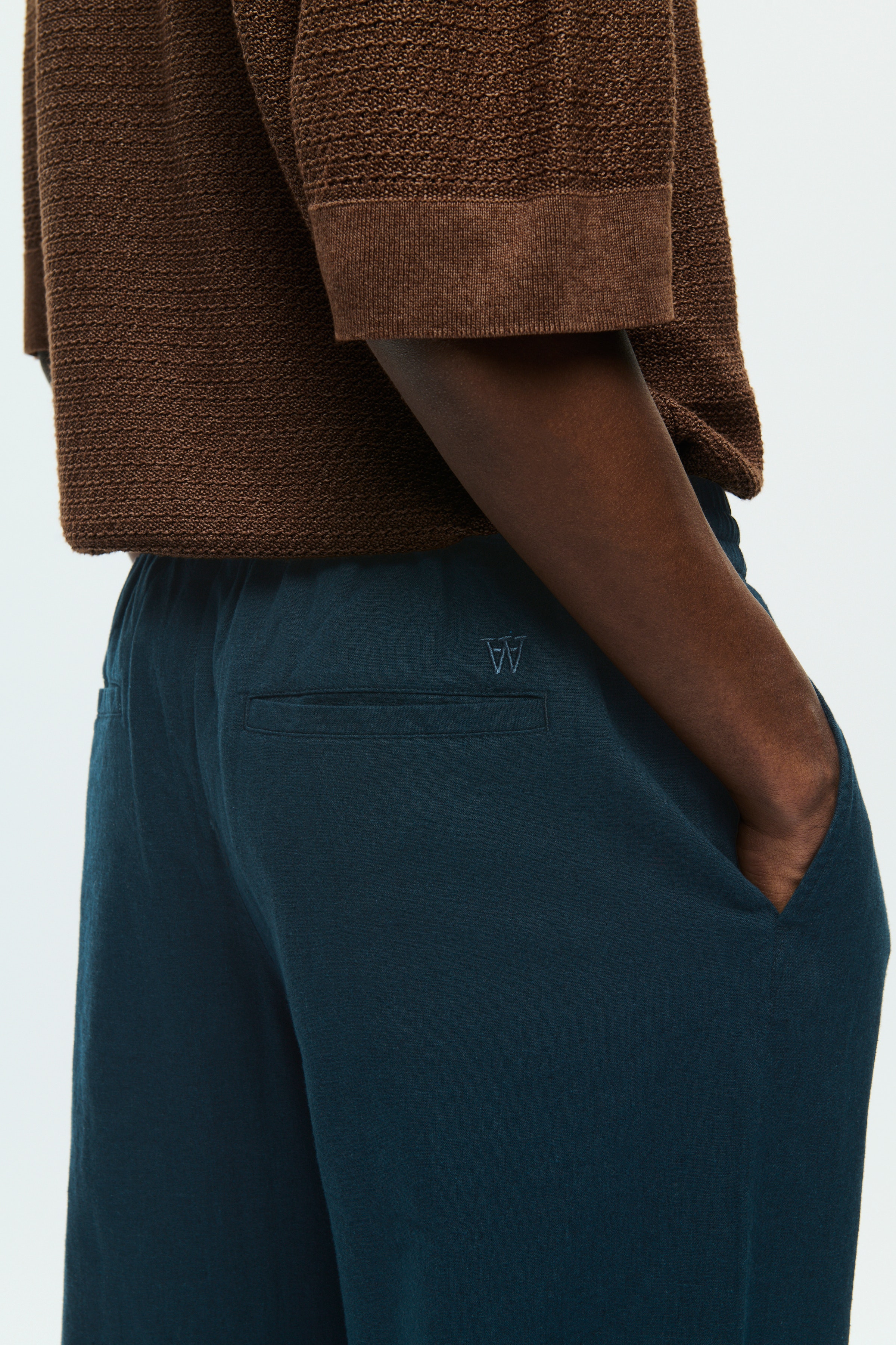 DOUBLE A BY W.W. MEN WWenoch Linen Trousers