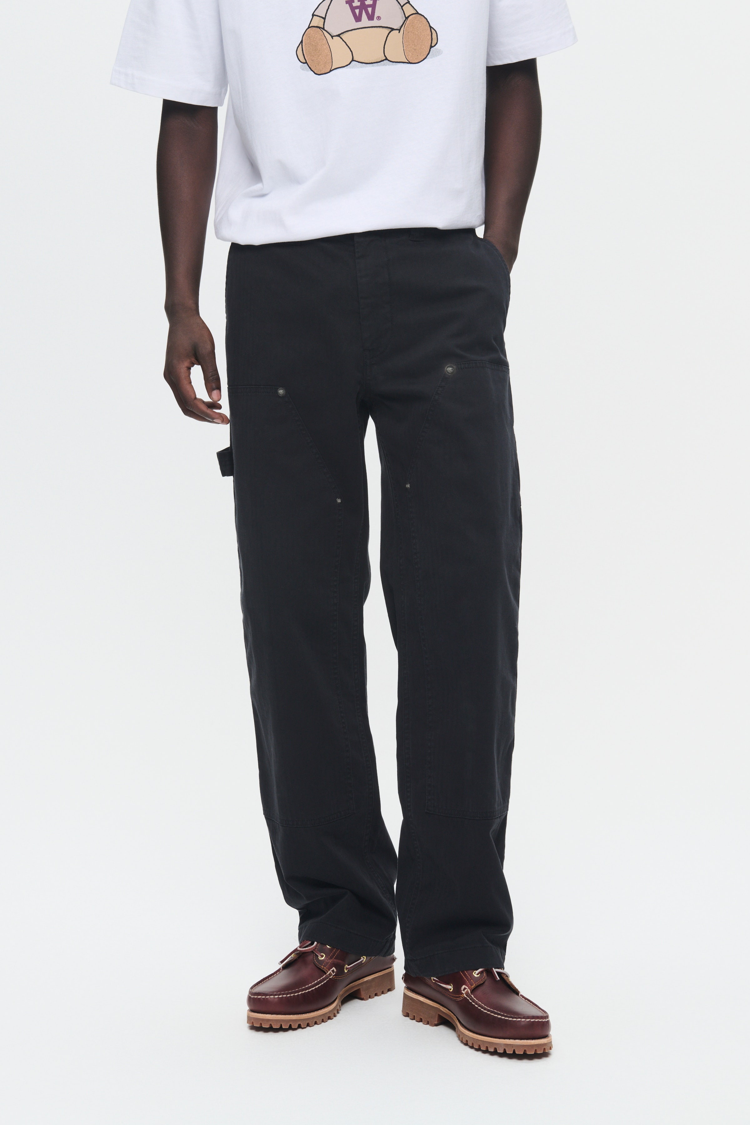 DOUBLE A BY W.W. MEN WWFed Workwear Trousers