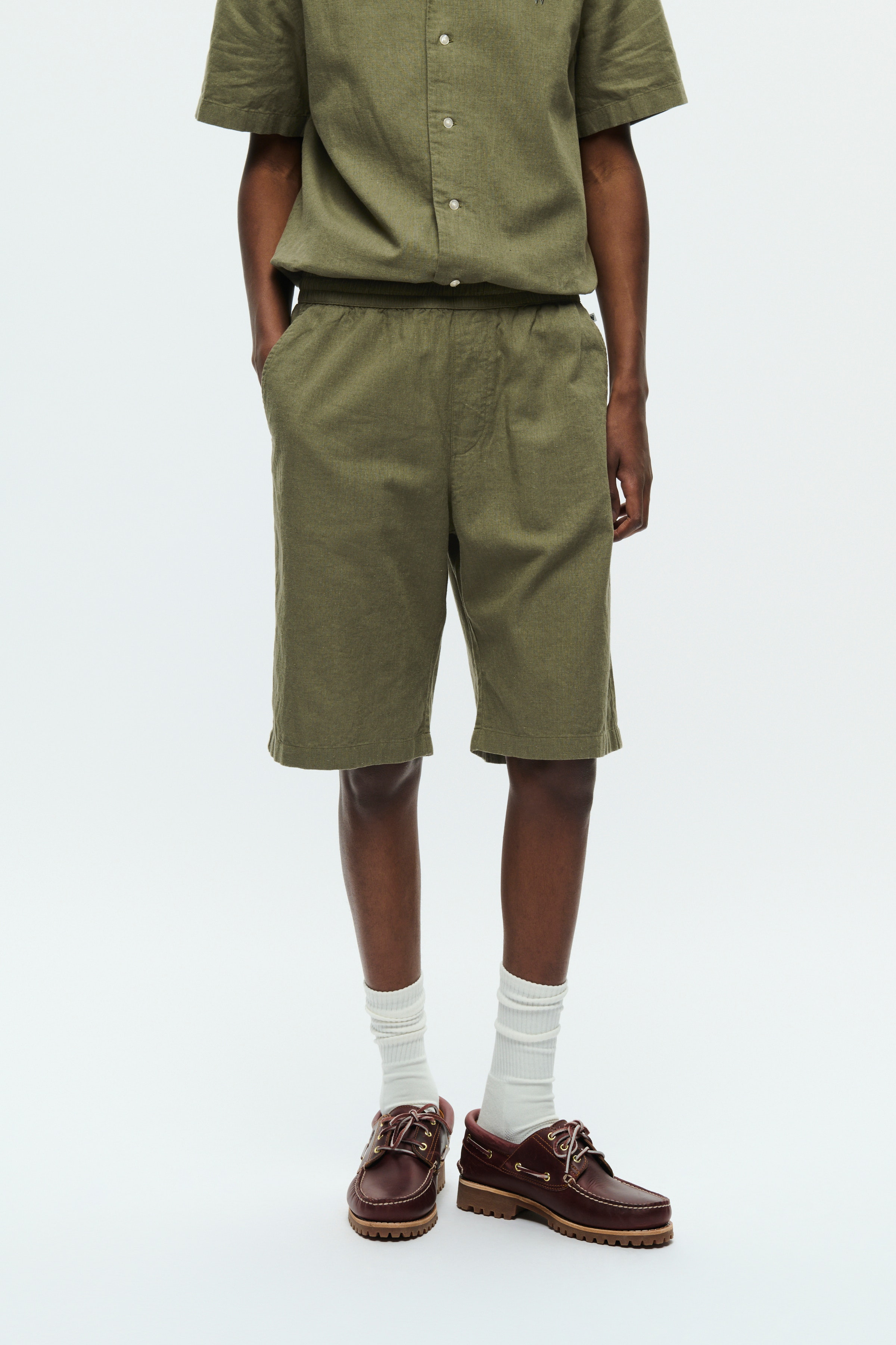 DOUBLE A BY W.W. MEN WWenoch Linen Shorts