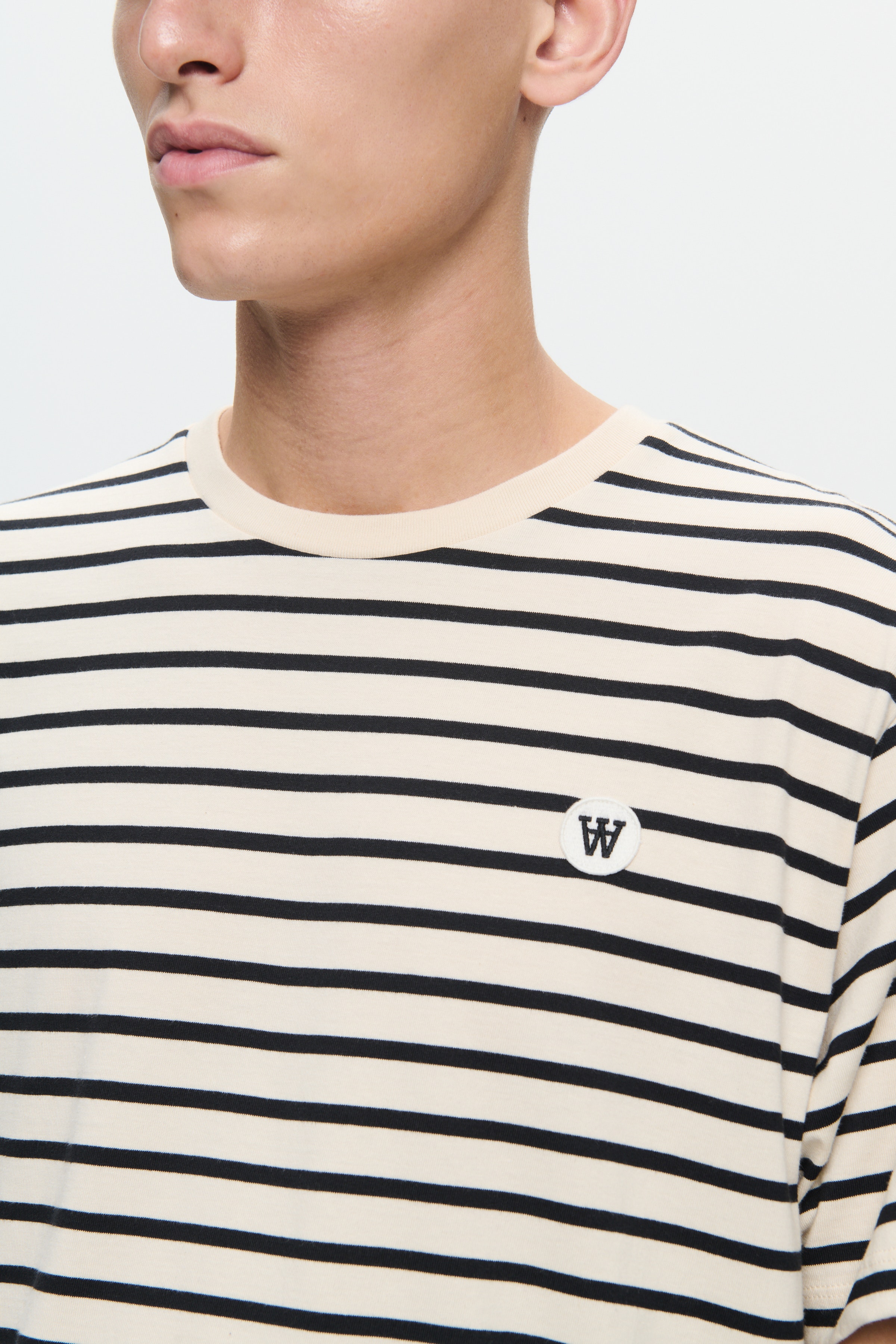 DOUBLE A BY W.W. MEN WWAce Stripe T-shirt