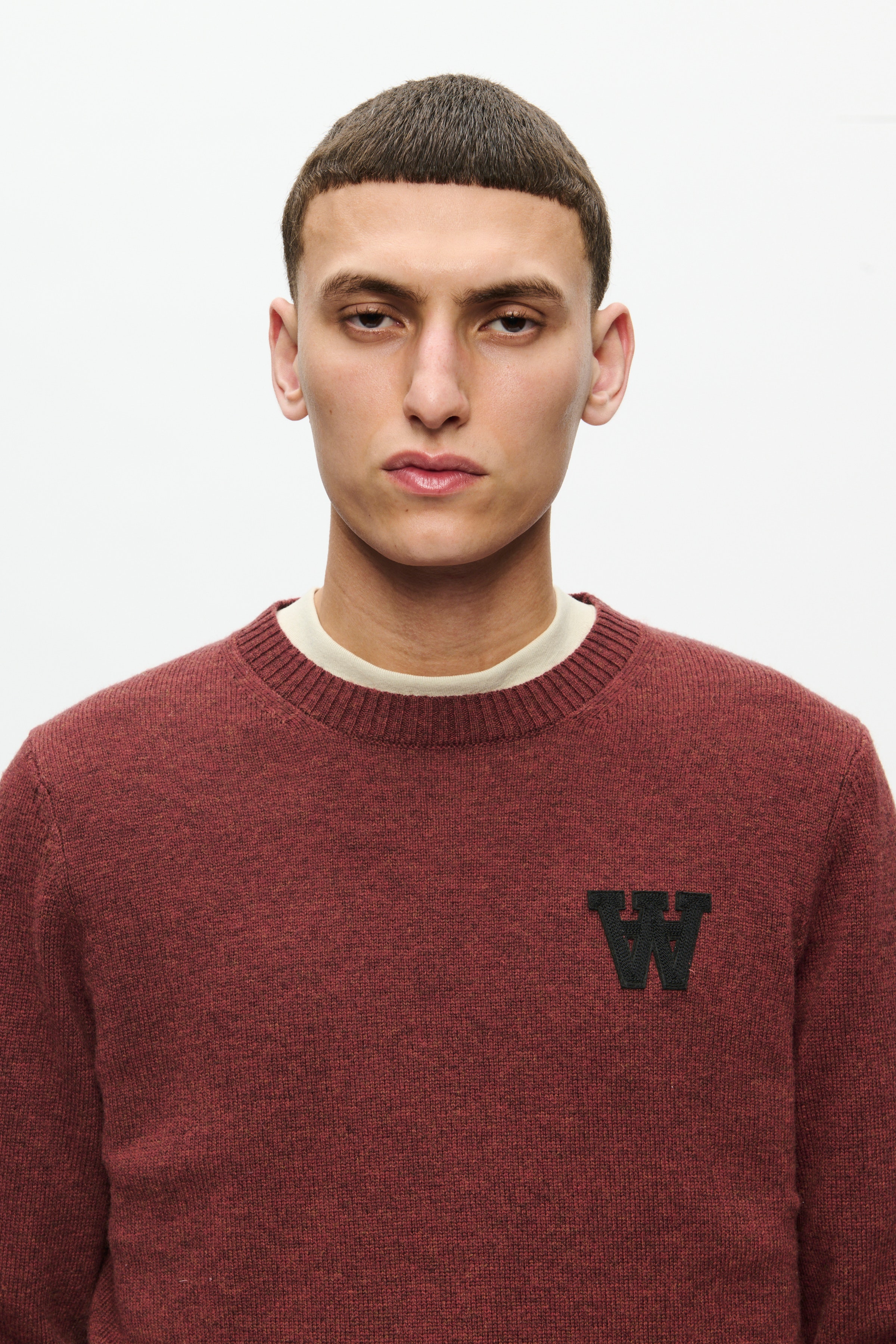 DOUBLE A BY W.W. MEN WWTay Lambswool Pullover
