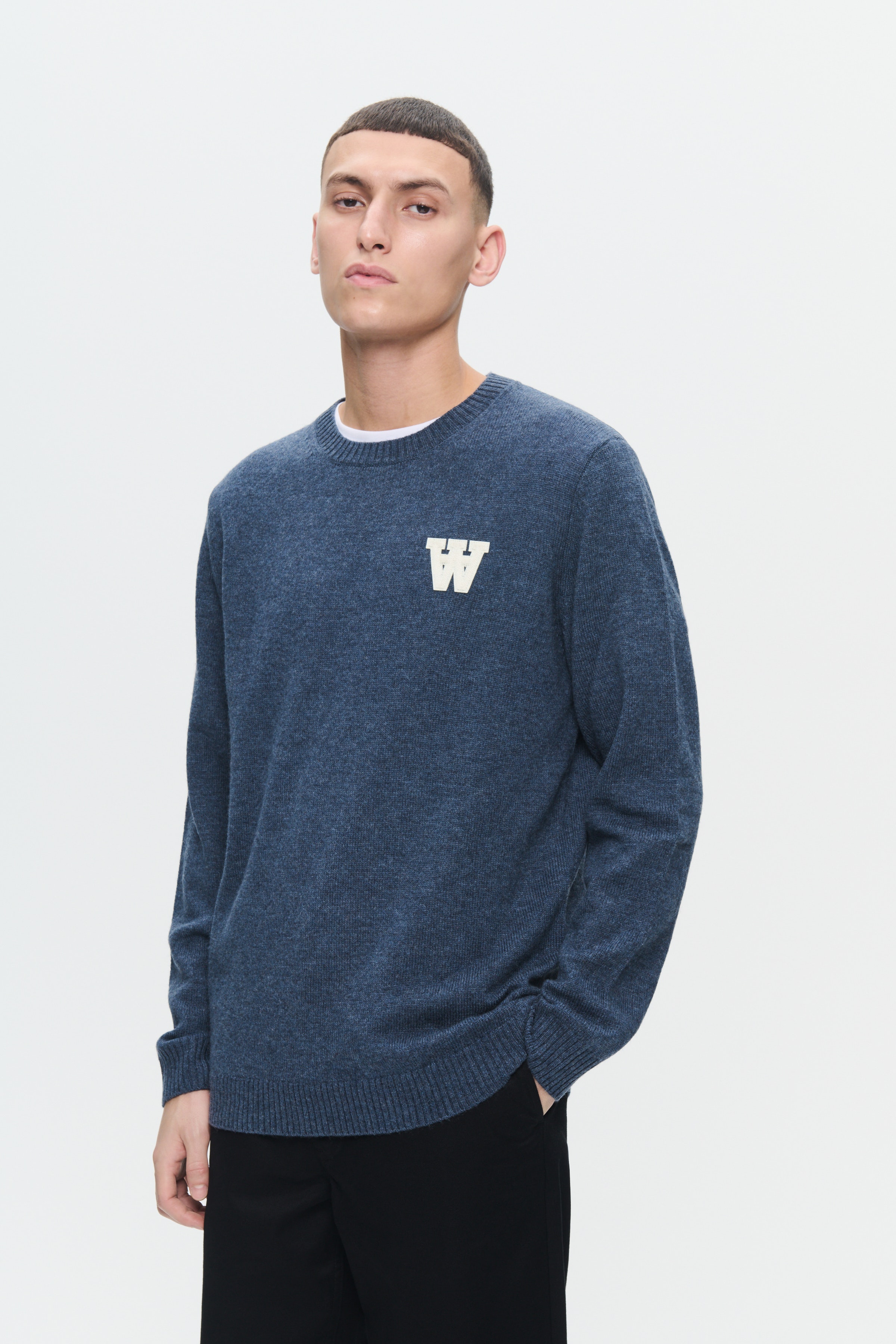 DOUBLE A BY W.W. MEN WWTay Lambswool Pullover