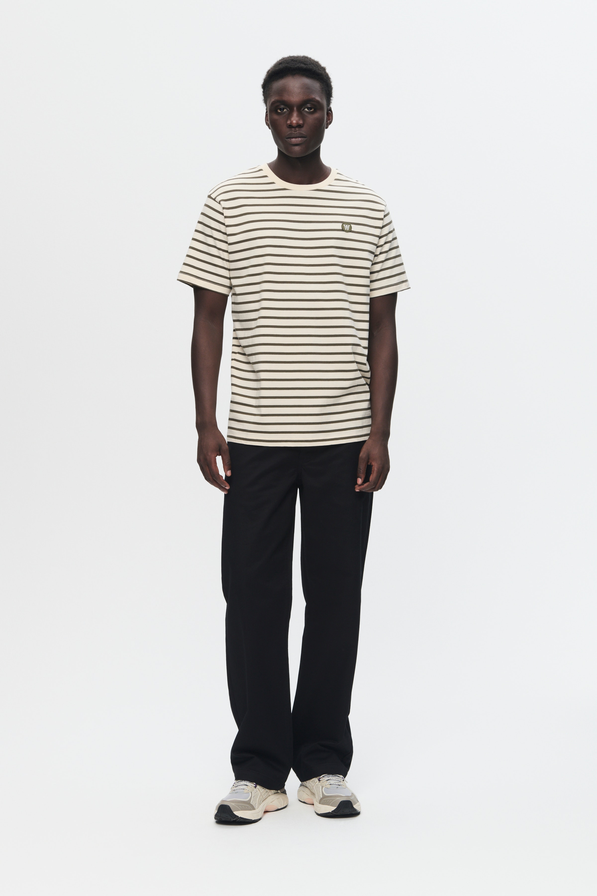 DOUBLE A BY W.W. MEN WWAce Stripe T-shirt