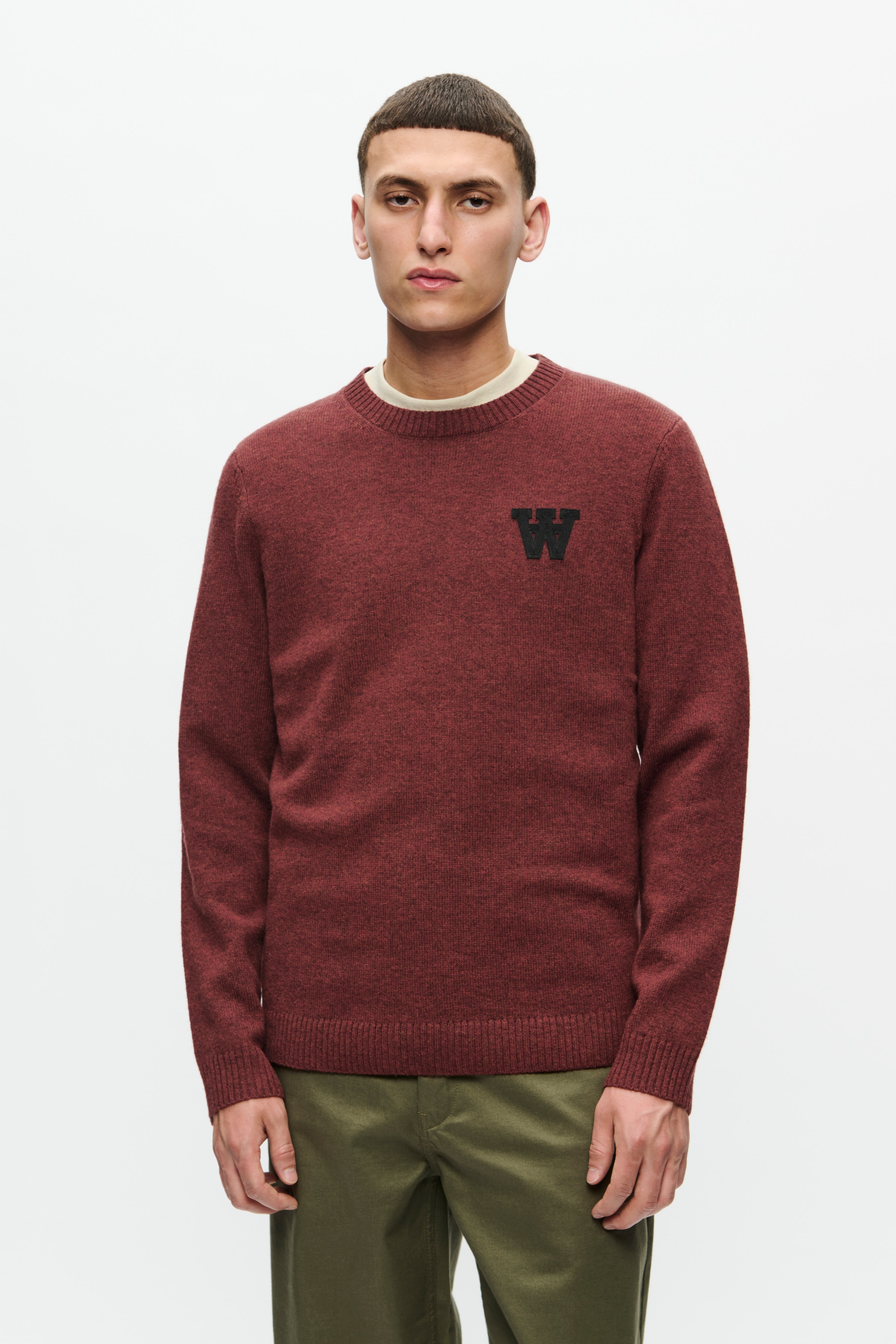 DOUBLE A BY W.W. MEN WWTay Lambswool Pullover
