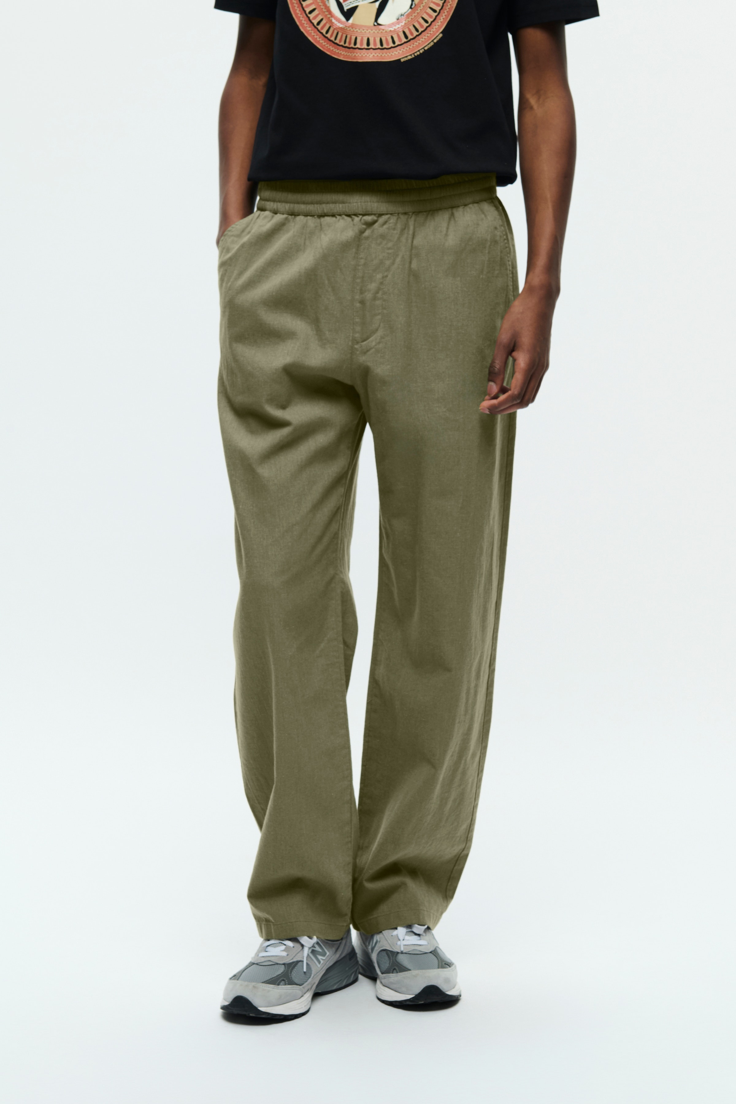 DOUBLE A BY W.W. MEN WWenoch Linen Trousers