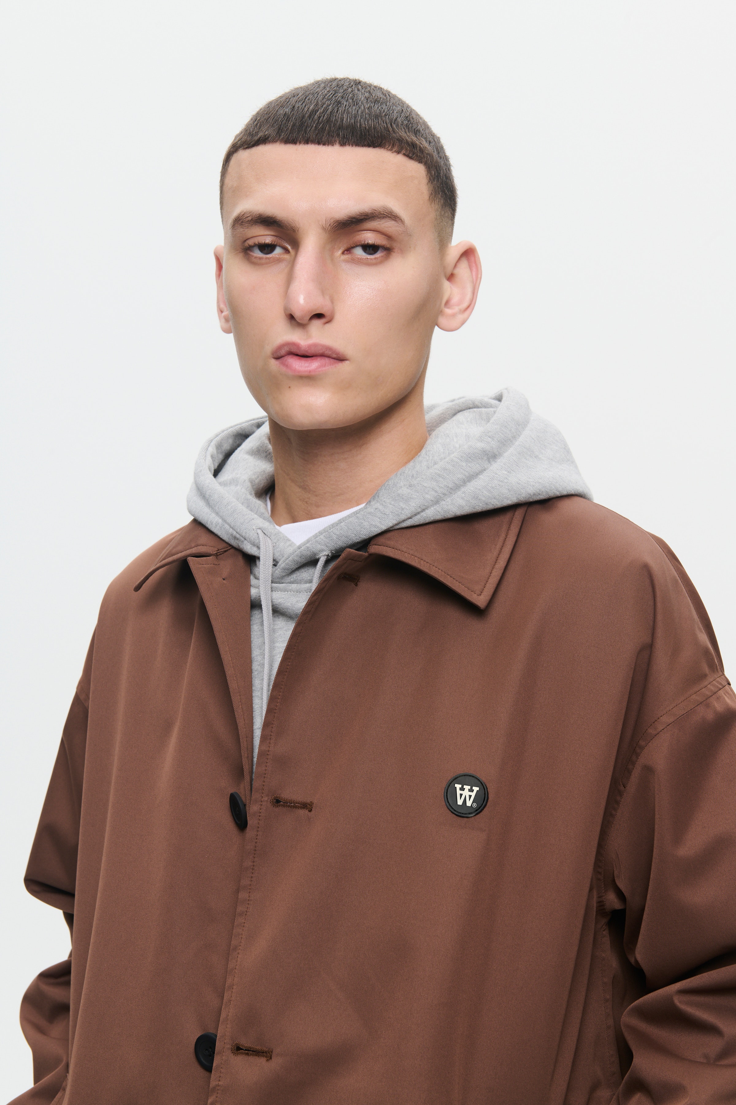 DOUBLE A BY W.W. MEN WWBrock Coat