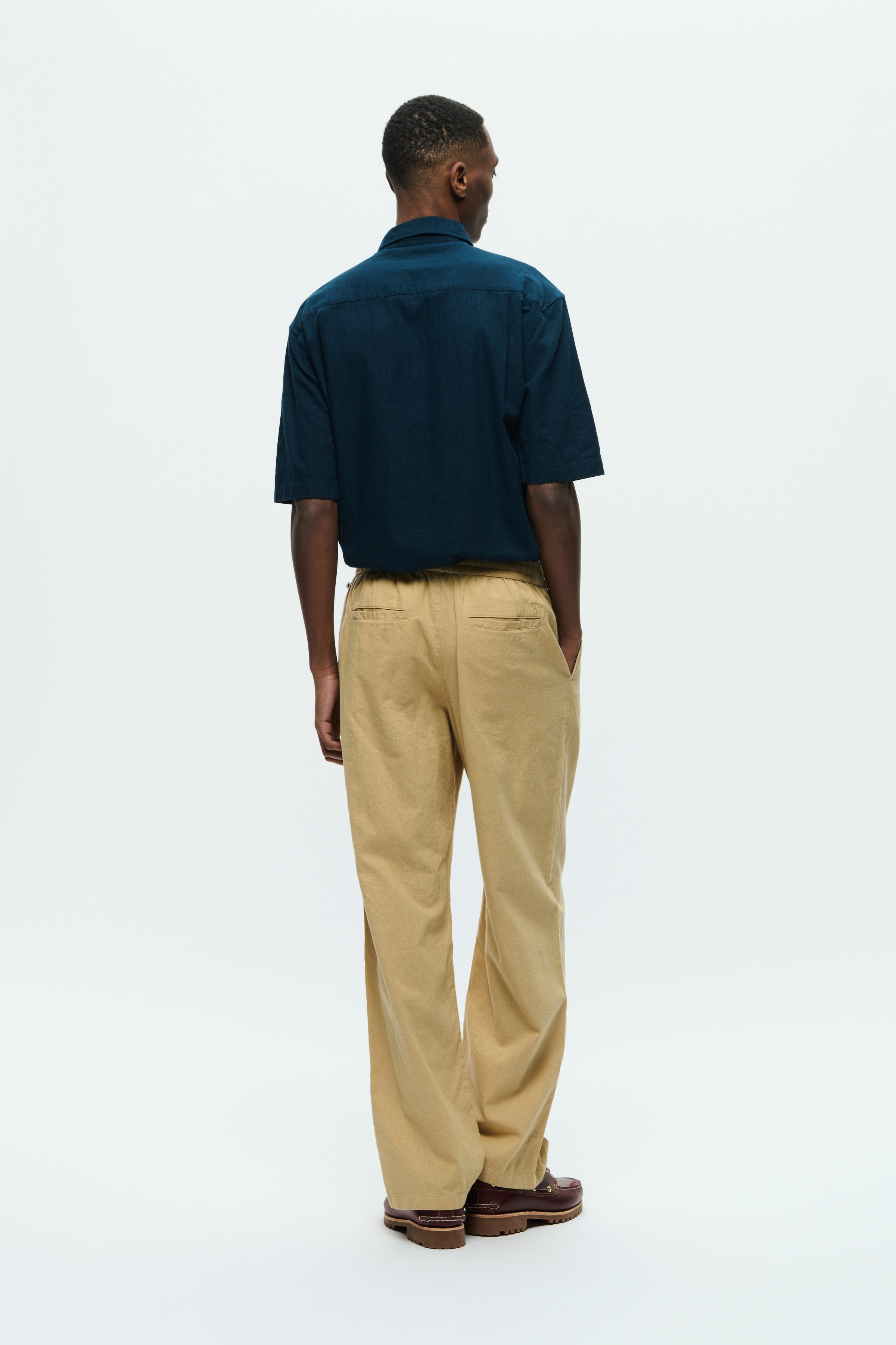 DOUBLE A BY W.W. MEN WWenoch Linen Trousers