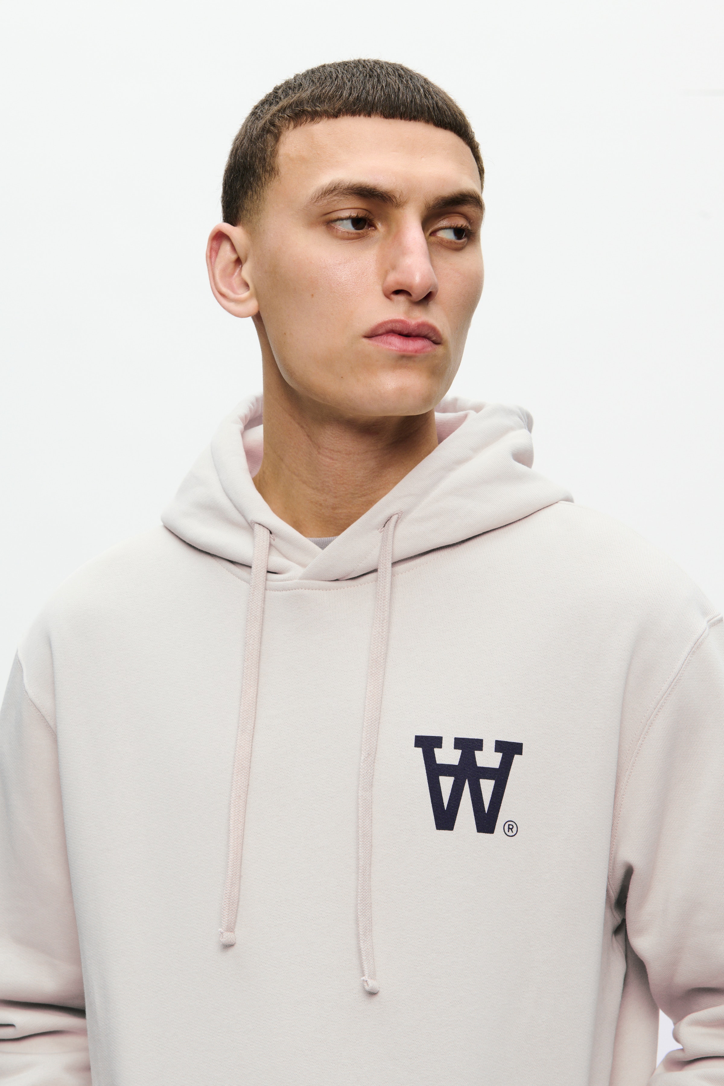 DOUBLE A BY W.W. MEN WWCass AA Chest Print Hoodie
