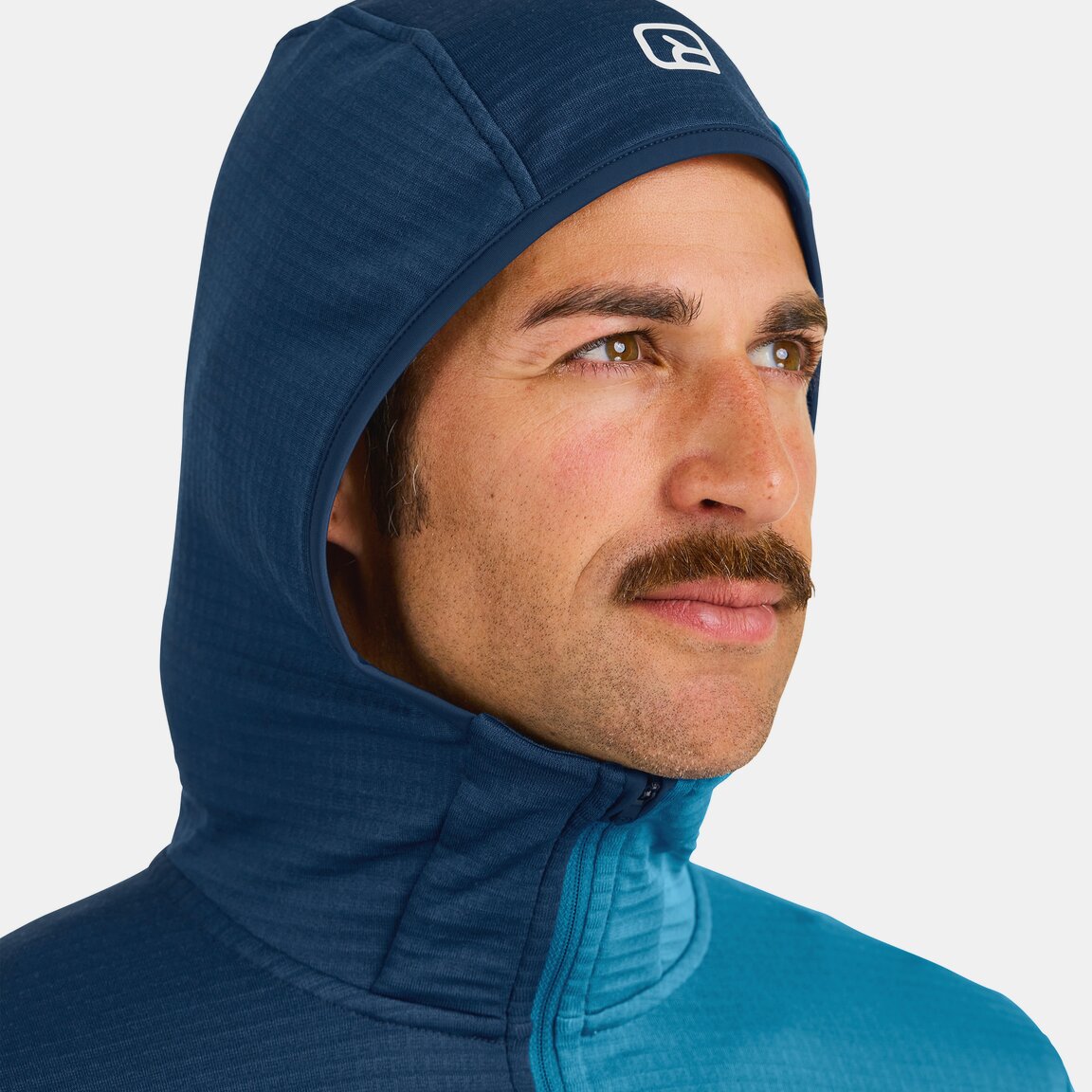 FLEECE LIGHT GRID ZN HOODY