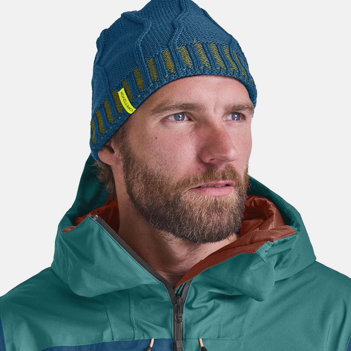 MERINO TANGRAM KNIT BEANIE