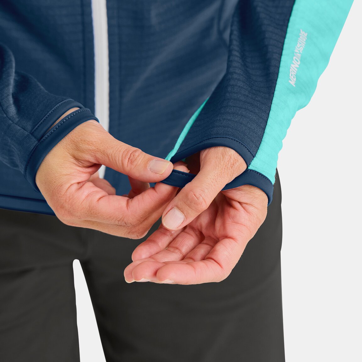 FLEECE LIGHT GRID HOODED JKT