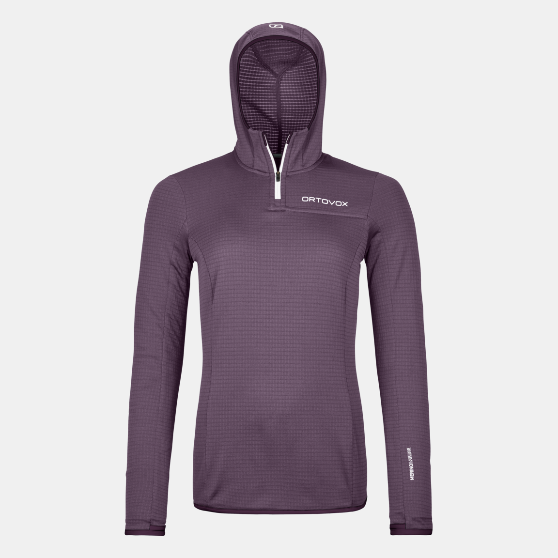 FLEECE LIGHT GRID ZN HOODY