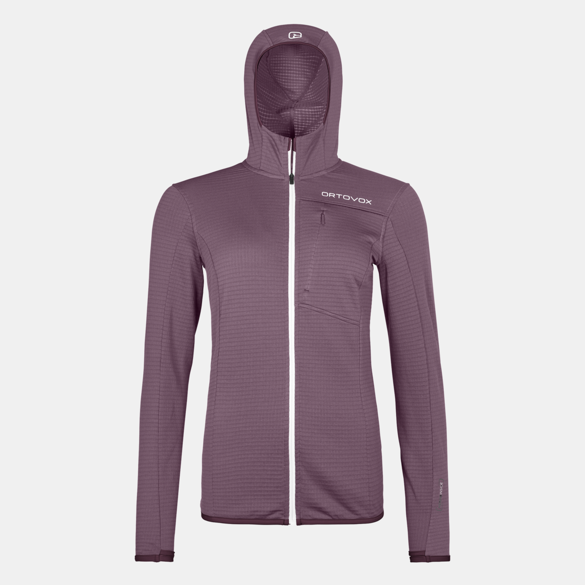 FLEECE LIGHT GRID HOODED JKT