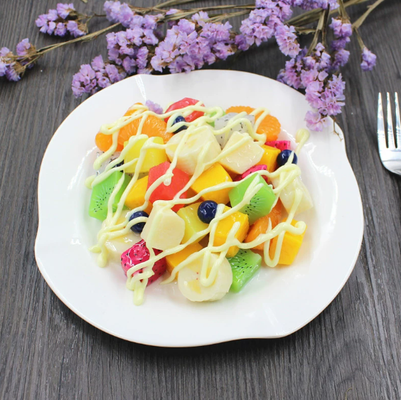 Simulation salad prop model, shooting prop, for display, non-real salad food NO.4 Package