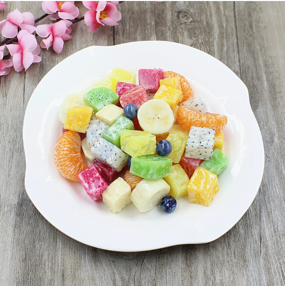 Simulation salad prop model, shooting prop, for display, non-real salad food NO.3 Package