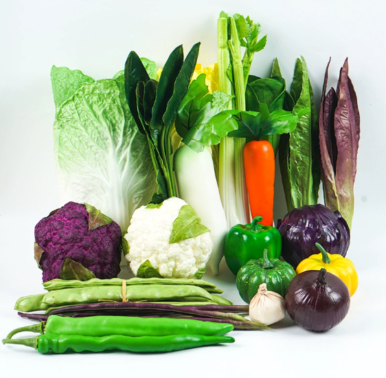 Simulated vegetable prop model, shooting prop, for display purposes, not real vegetables NO.3 Package
