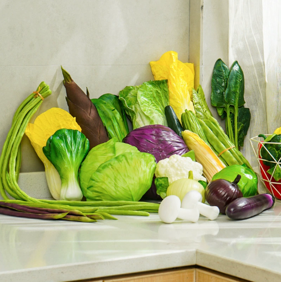 Simulated vegetable prop model, shooting prop, for display purposes, not real vegetables NO.4 Package