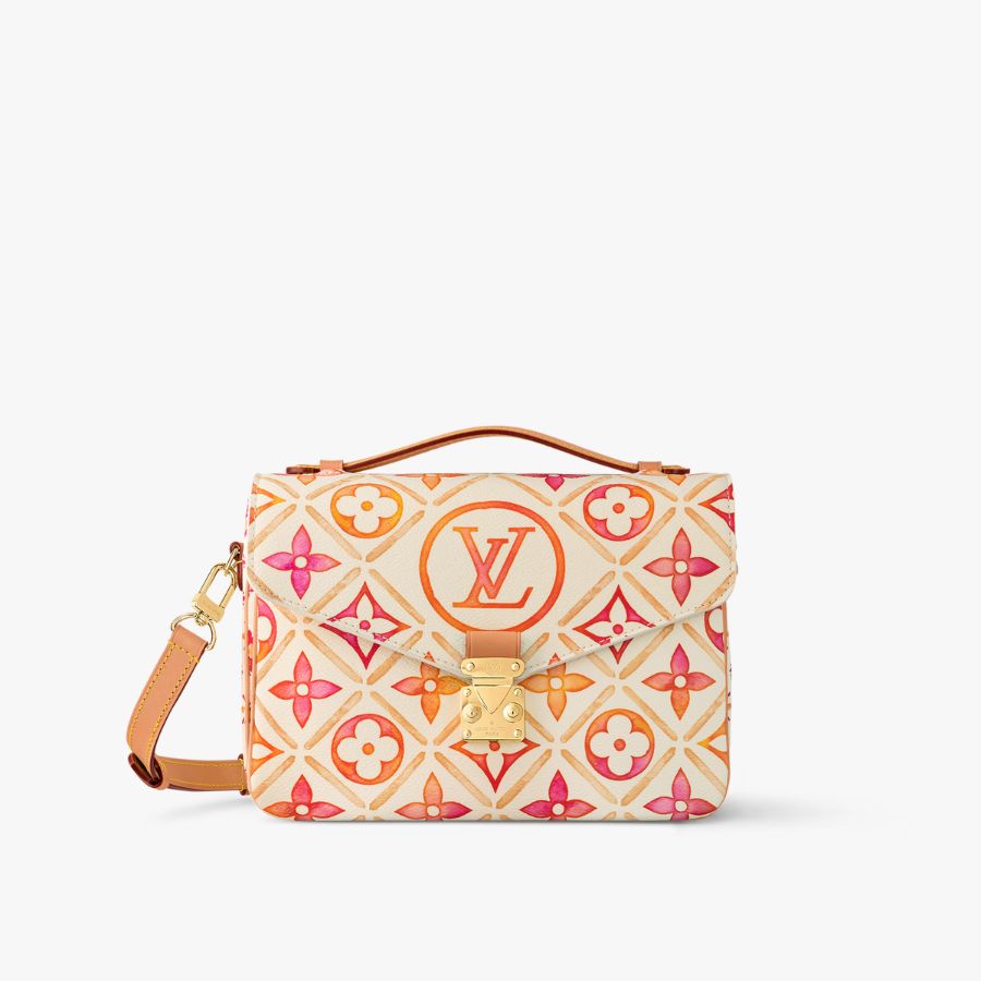 Louis Vuitton Pochette M茅tis Bag Beige For Women 9.8incn 25cm M11461