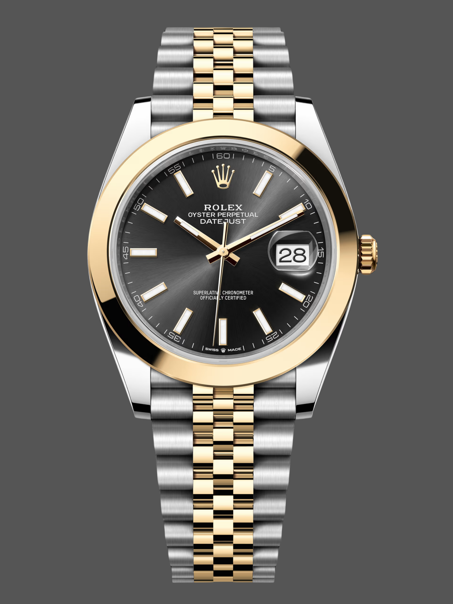 Rolex Datejust 41 Black Dial Jubilee Bracelet M126303 0014 Men's Watch