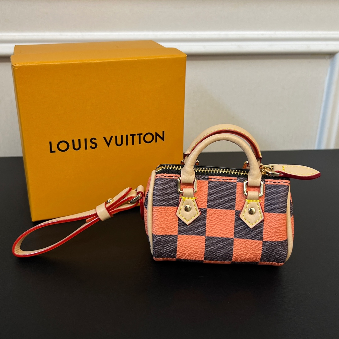 Louis Vuitton Micro Bag Leather Keychain Pendant Accessories