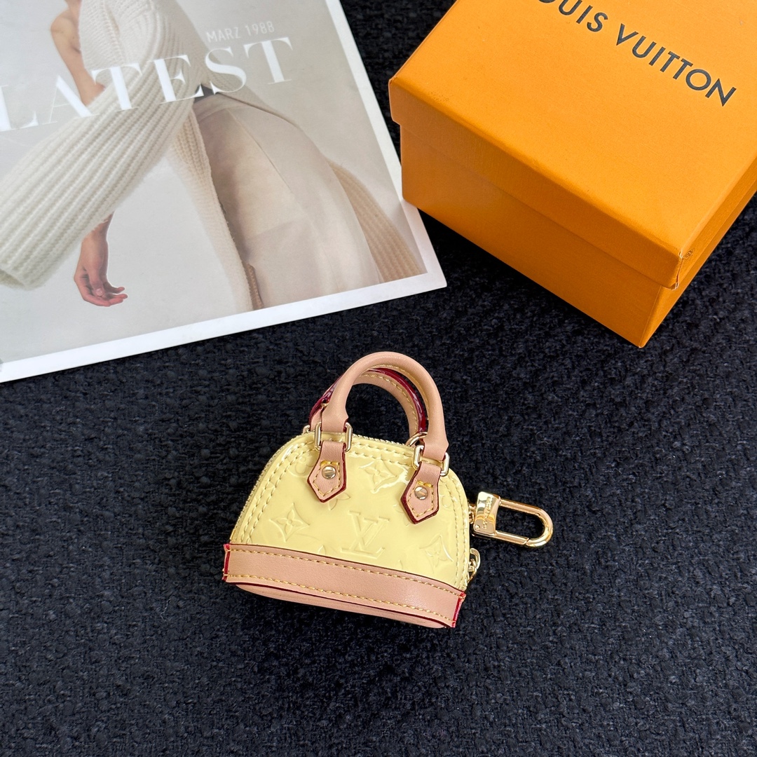 Louis Vuitton Micro Bag Leather Keychain Pendant Accessories