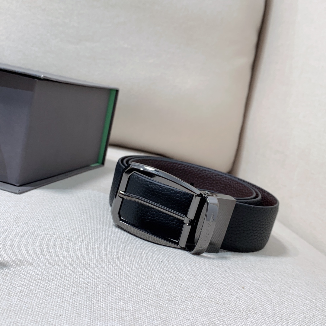 ZEGNA Belt 001 22PJ061 3.5cm