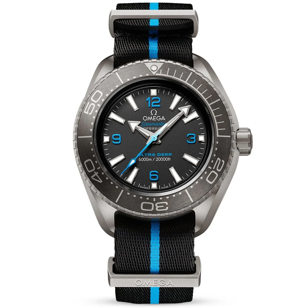 Seamaster Planet Ocean Ultra Deep 6000m Titanium Strap Watch