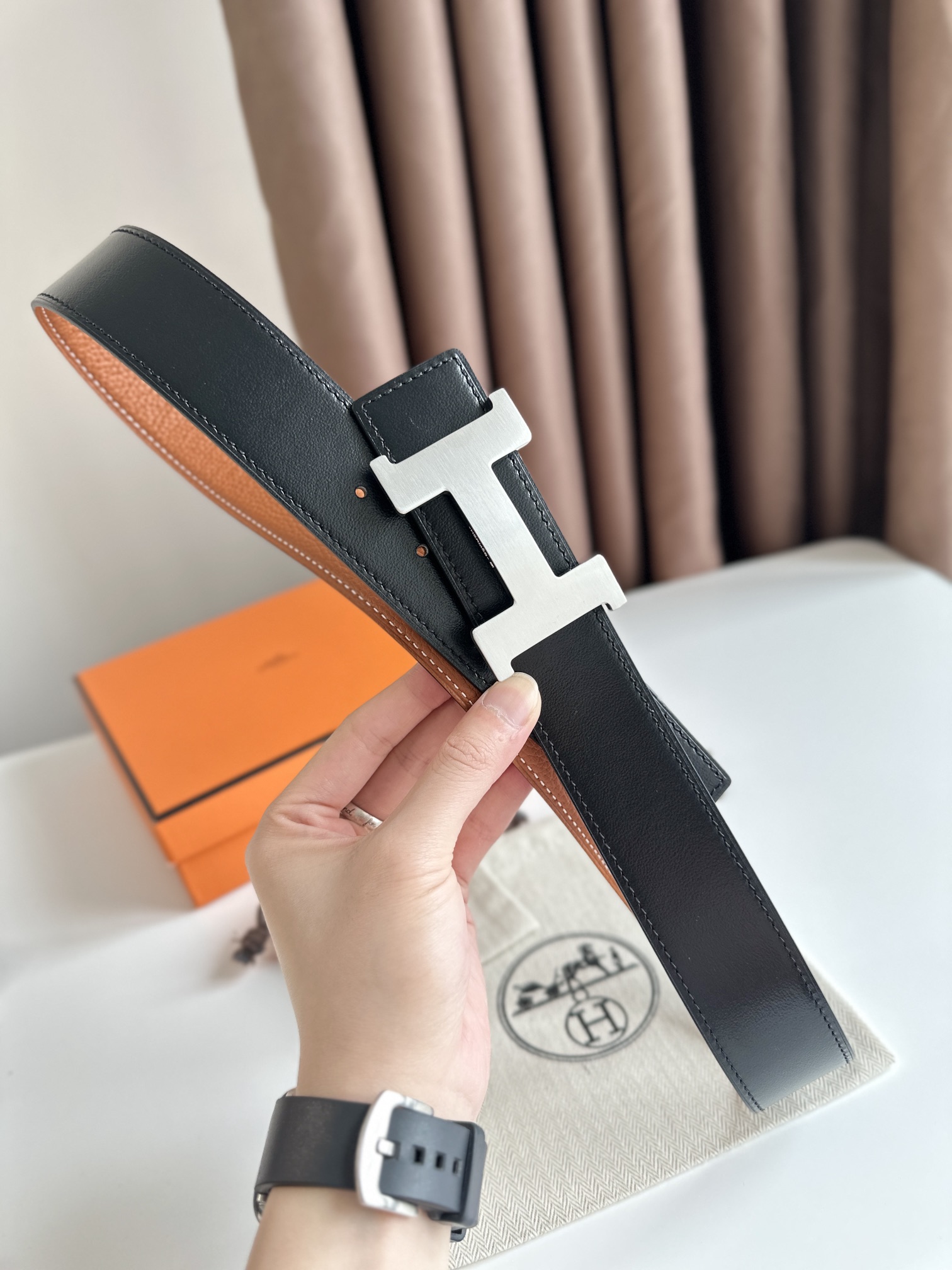 Hermes Leather Belts 1:1 Mirror Version