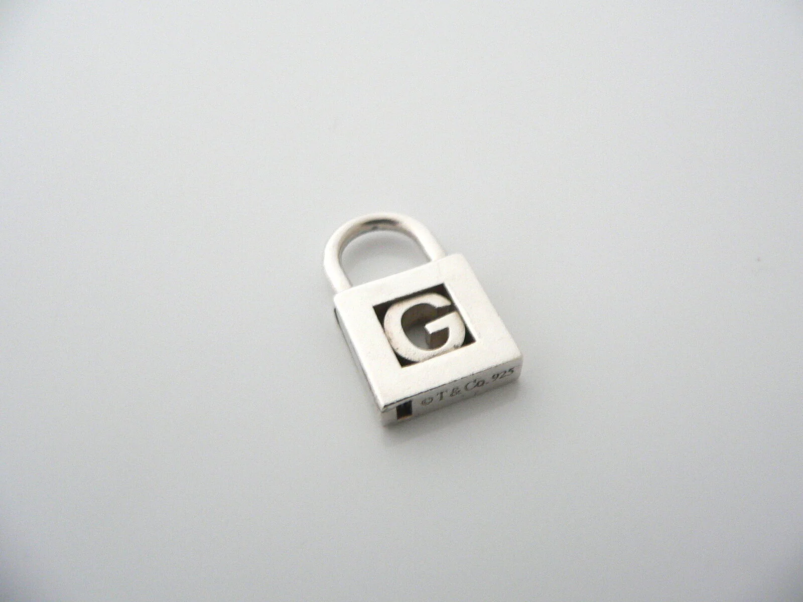 Tiffany & Co Alphabet G Charm Personalized Letter Pendant 4 Necklace Bracelet