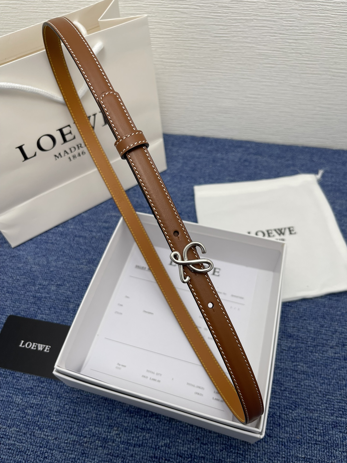 Loewe Leather Belts 1:1 Mirror Version