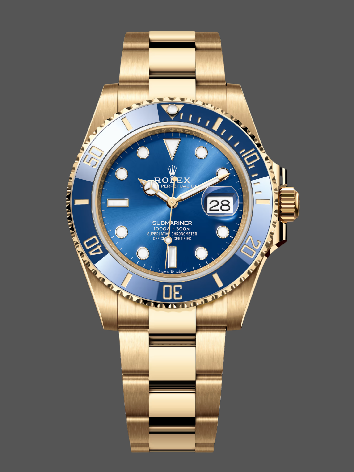 Rolex Submariner Date 116618LB Blue Dial 41mm Mens Replica Watch