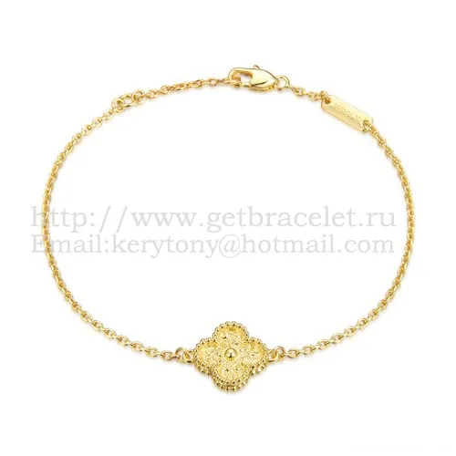 Van Cleef & Arpels Vintage Alhambra Bracelet Yellow Gold