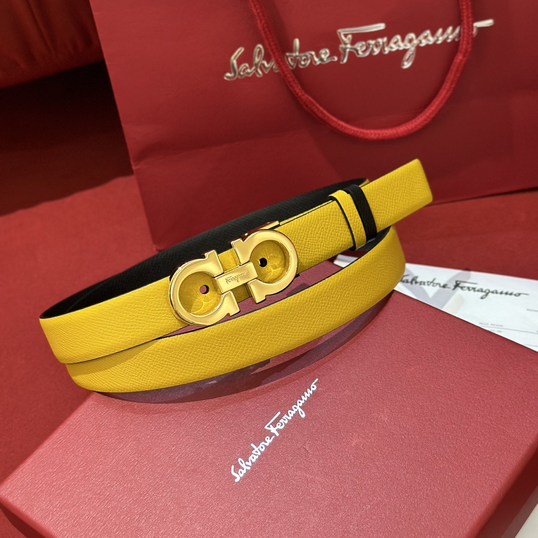 FERRAGAMO Belt 005 22PJ081 2.5cm