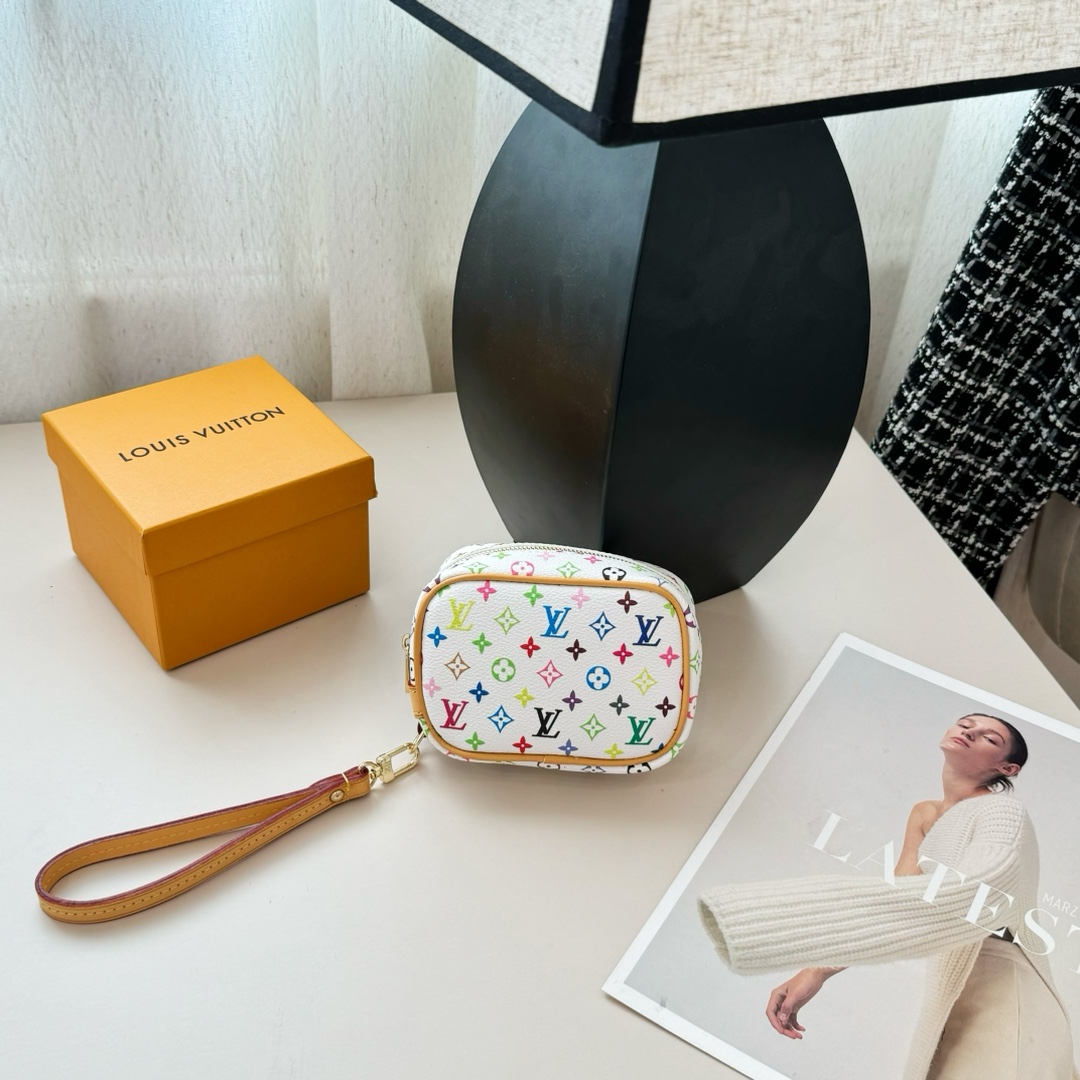 Louis Vuitton Micro Bag Leather Keychain Pendant Accessories