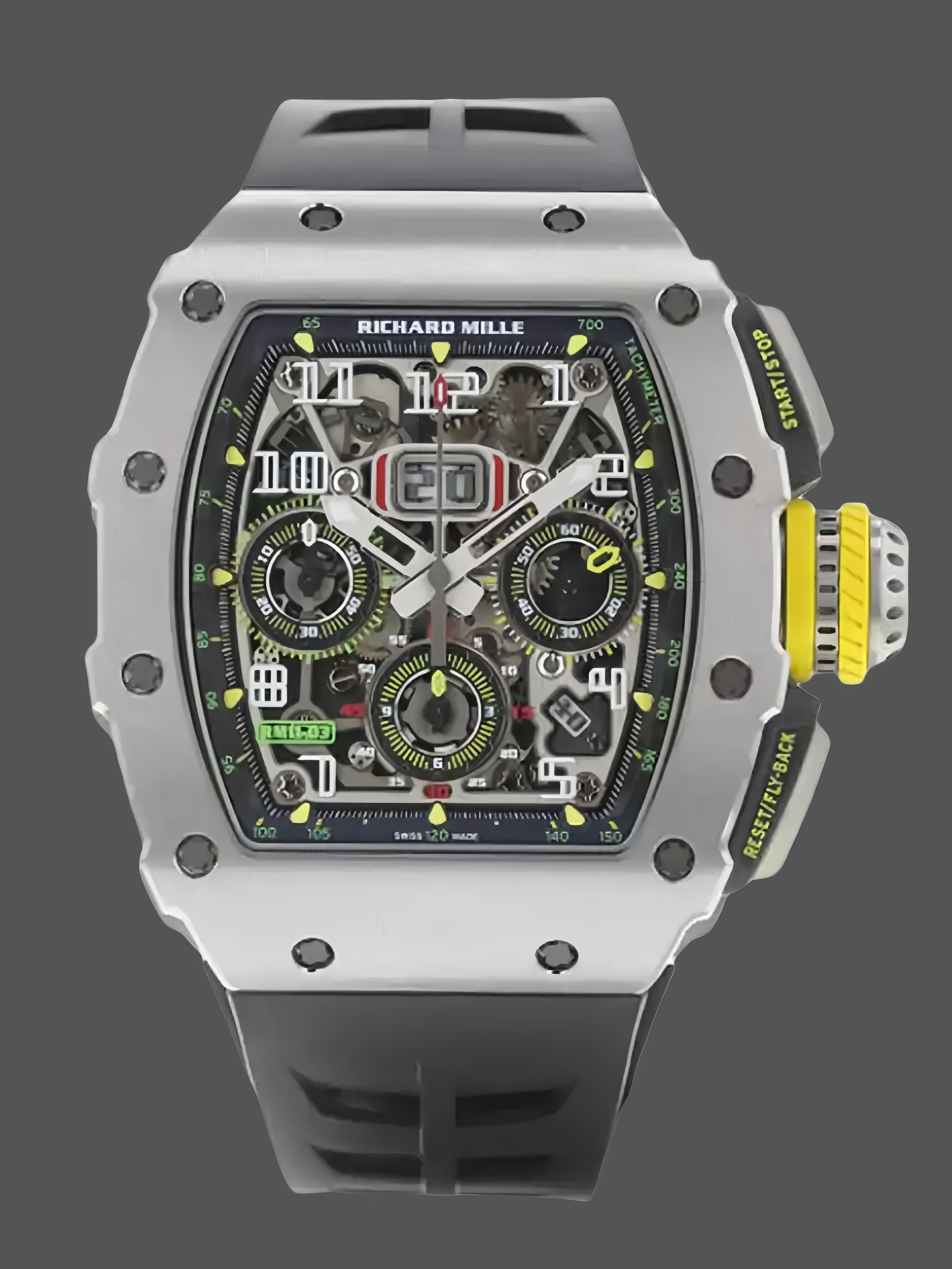 Richard Mille RM 11-03 Automatic Flyback Chronograph Silver Watch
