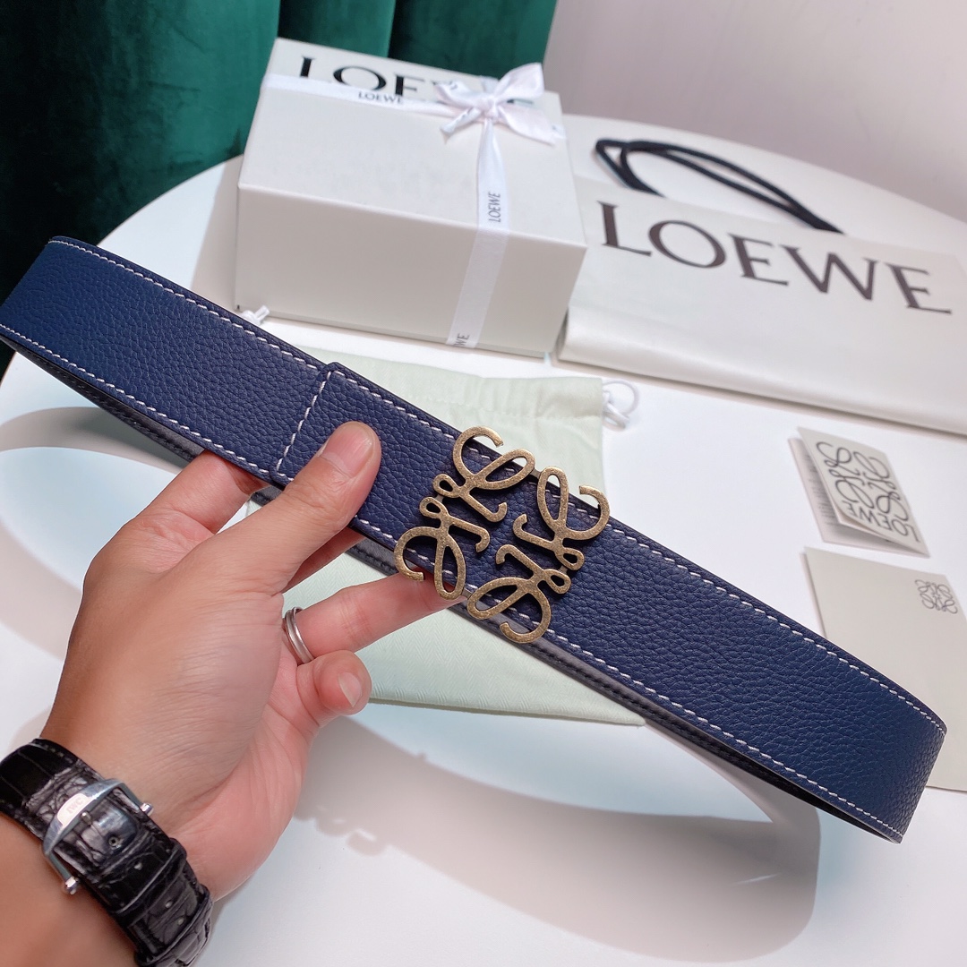 Loewe Leather Belts 1:1 Mirror Version