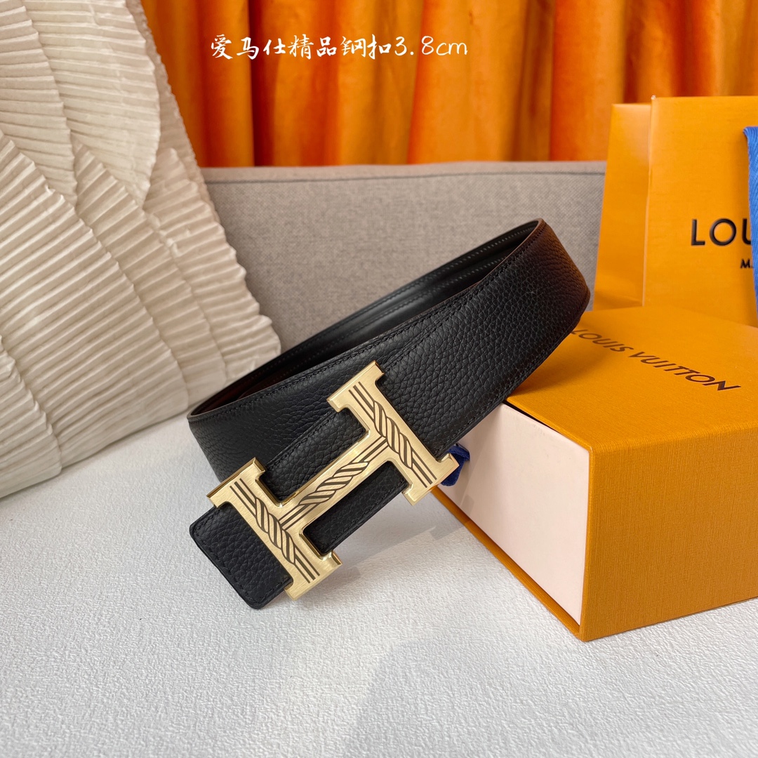 Hermes Leather Belts 1:1 Mirror Version