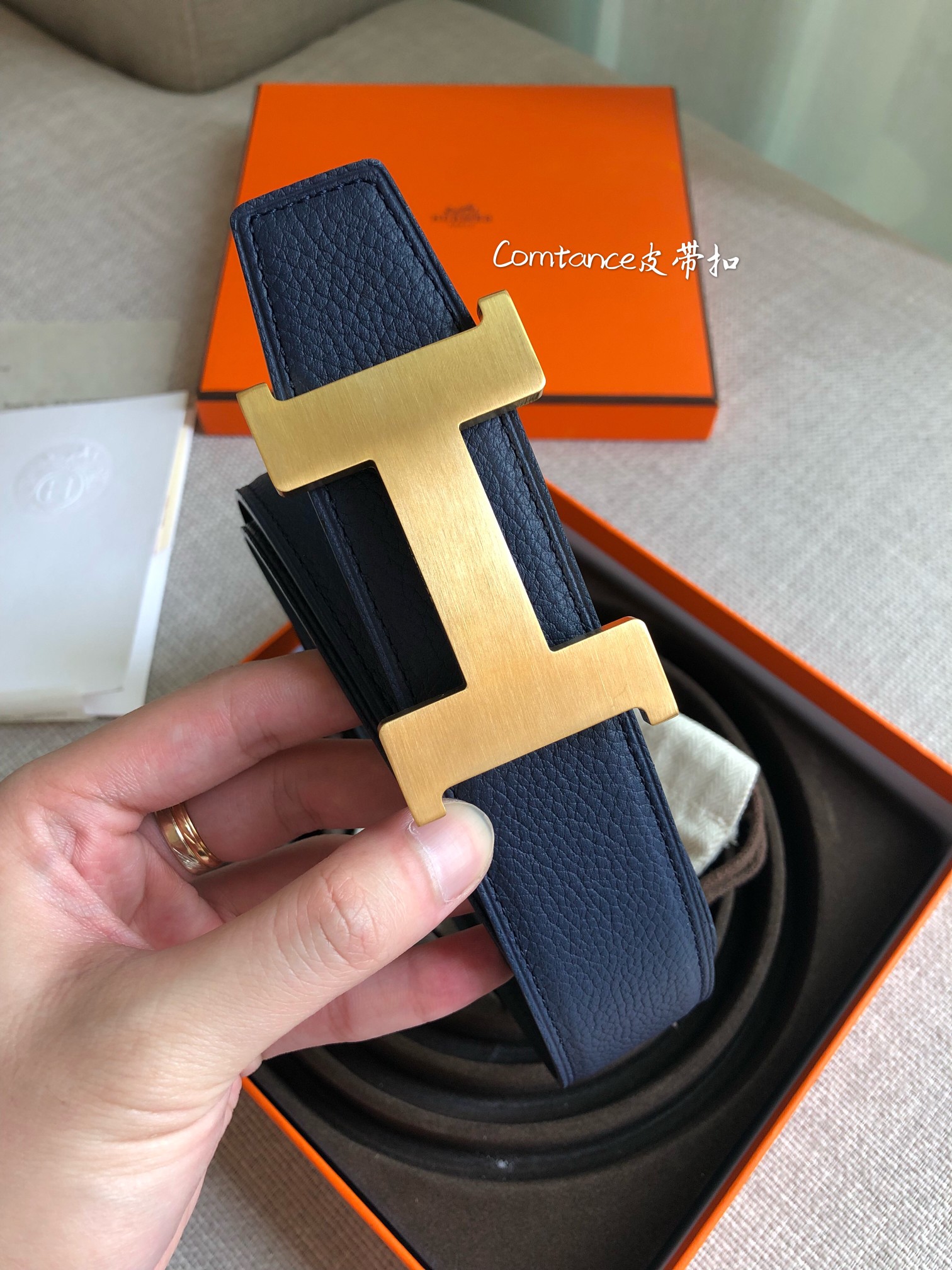 Hermes Leather Belts 1:1 Mirror Version