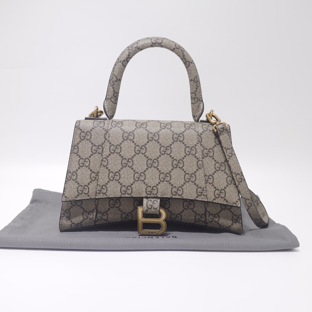 GUCCI 锛� Balenciaga joint name hourglass bag