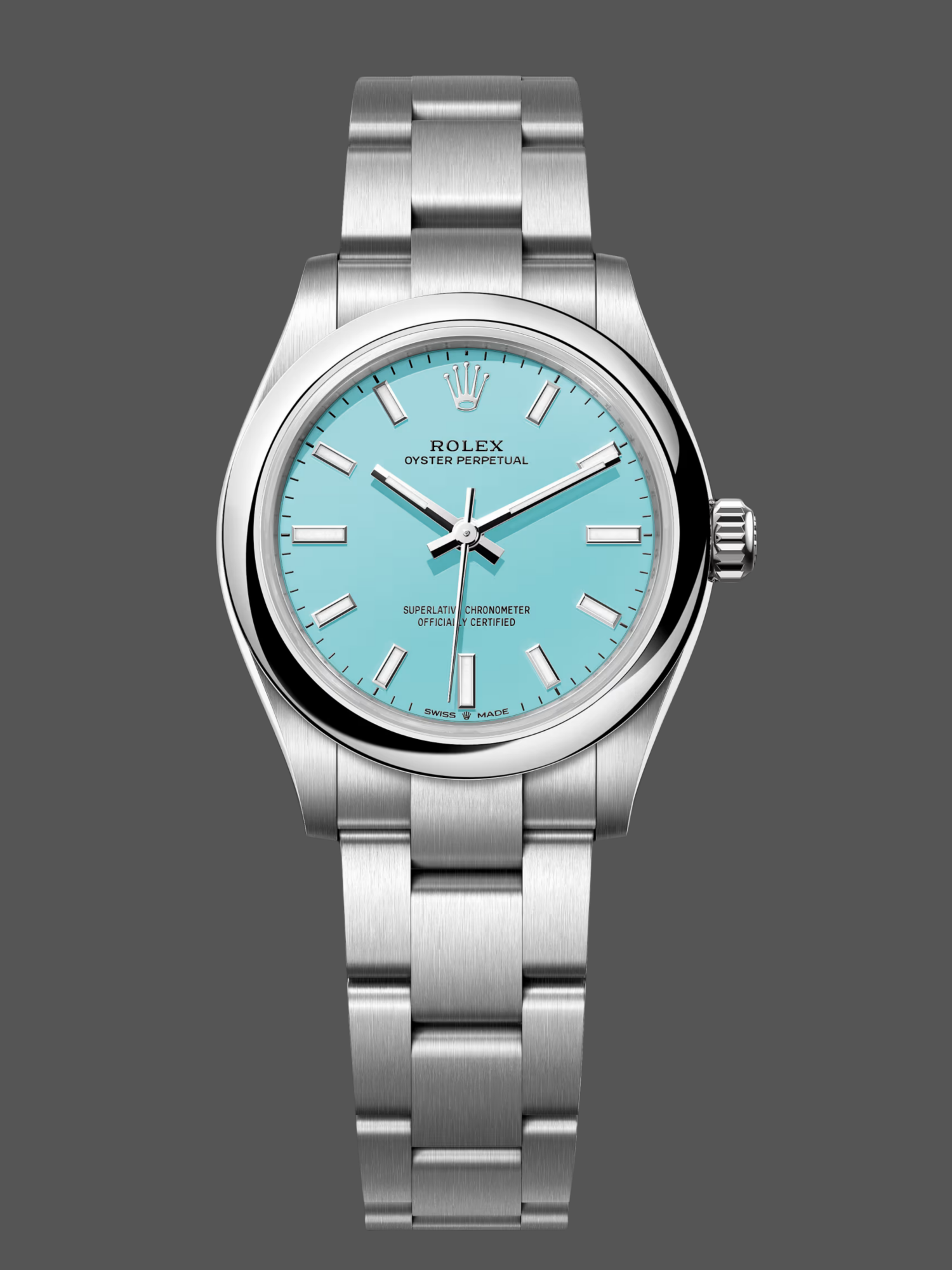 Rolex Oyster Perpetual 31 Turquoise Blue Dial 277200 0007 Women's Watch