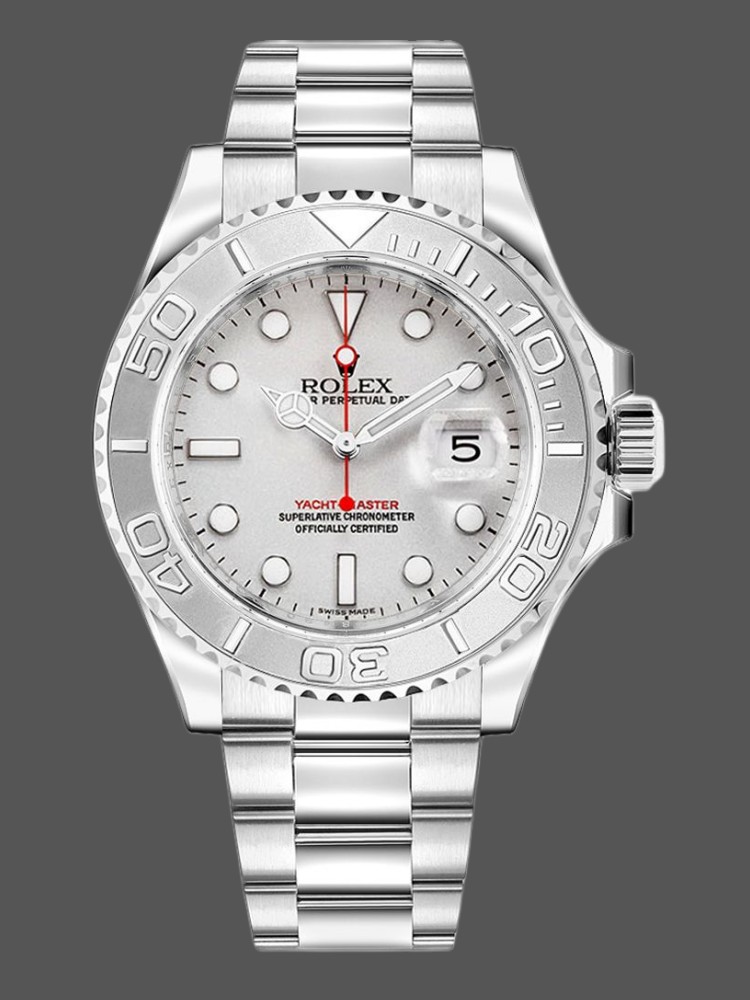 Rolex Yacht Master 16622 Silver Dial 40mm Mens replica watch