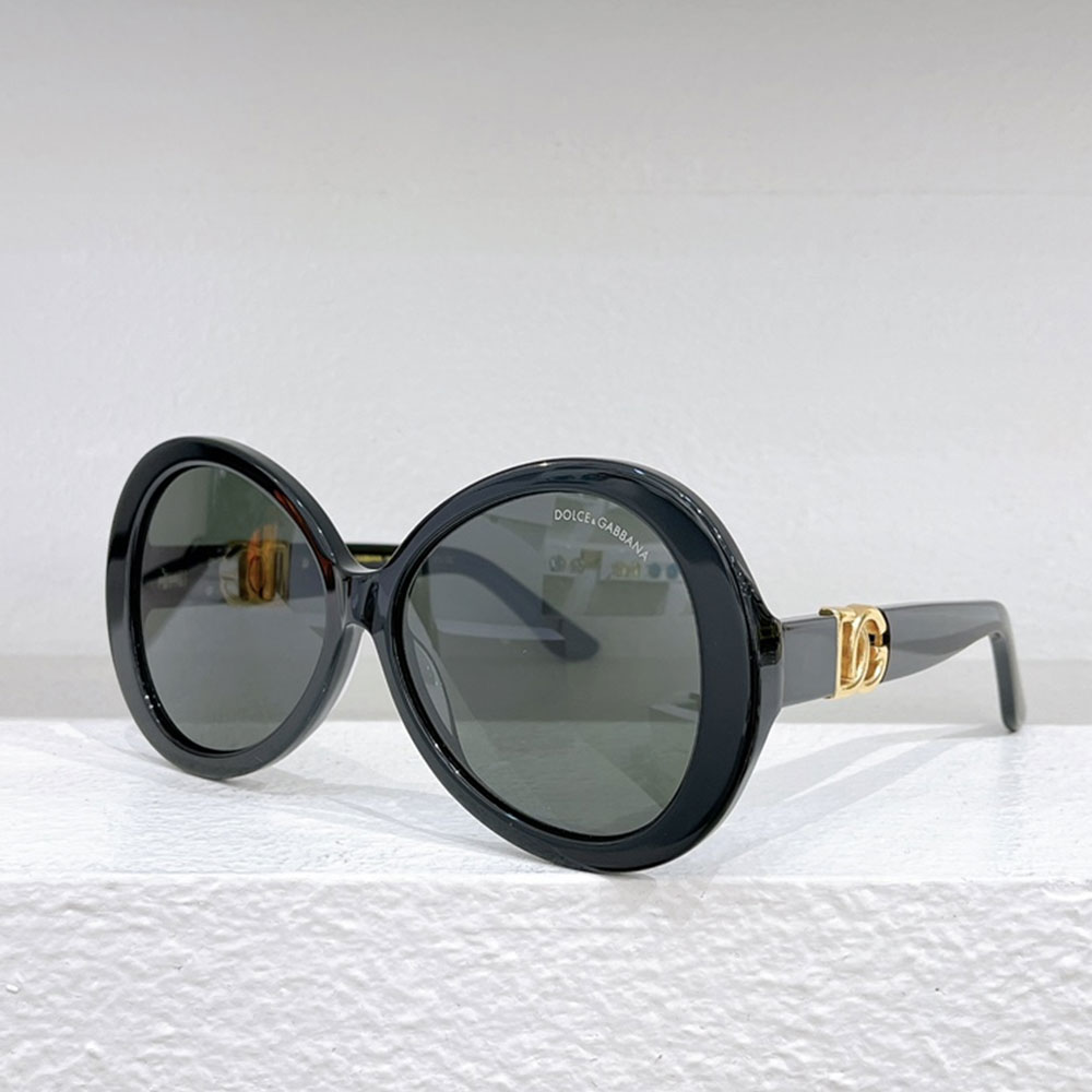 DOLCE & GABBAN DG Mirror leg Hollowed out Logo Sunglasses Top quality 锛�Replica锛�