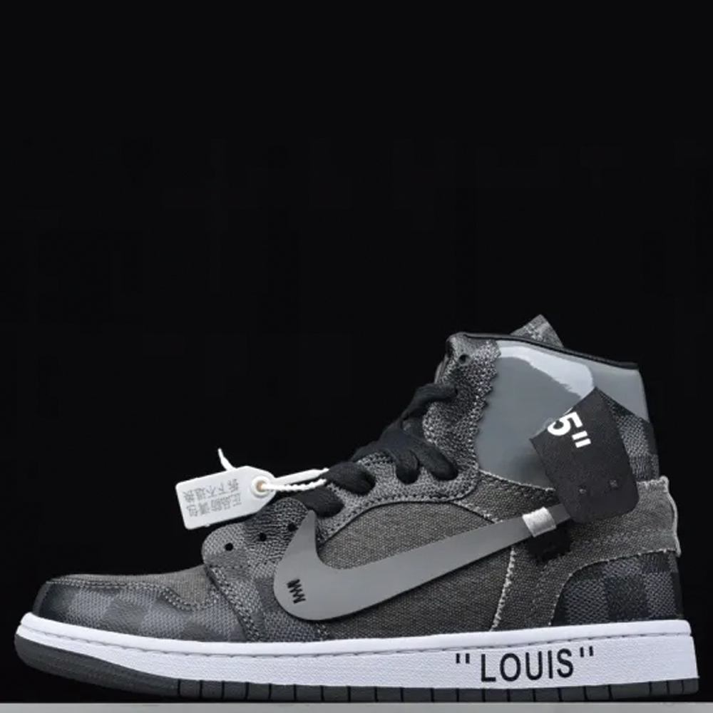 Louis Vuitton x Air Jordan 1 Check QY726210