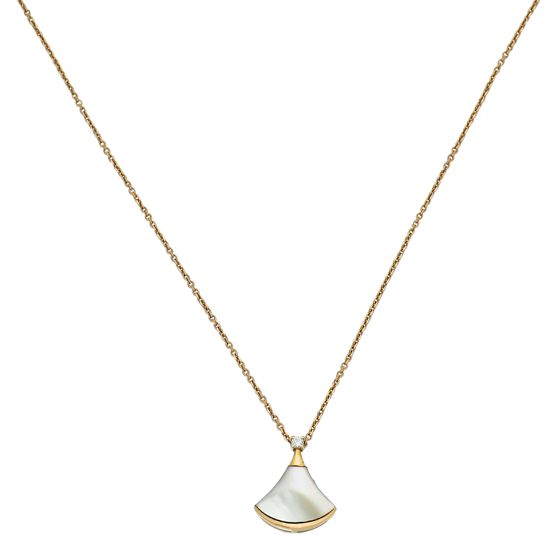 Bvlgari 18K Rose Gold MOP Diamond Diva's Dream Necklace