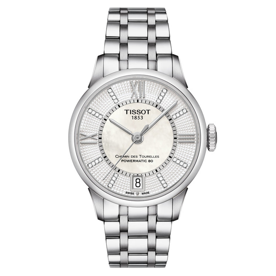 TISSOT WATCH CHEMIN DES TOURELLES POWERMATIC 80 LADY T0992071111600