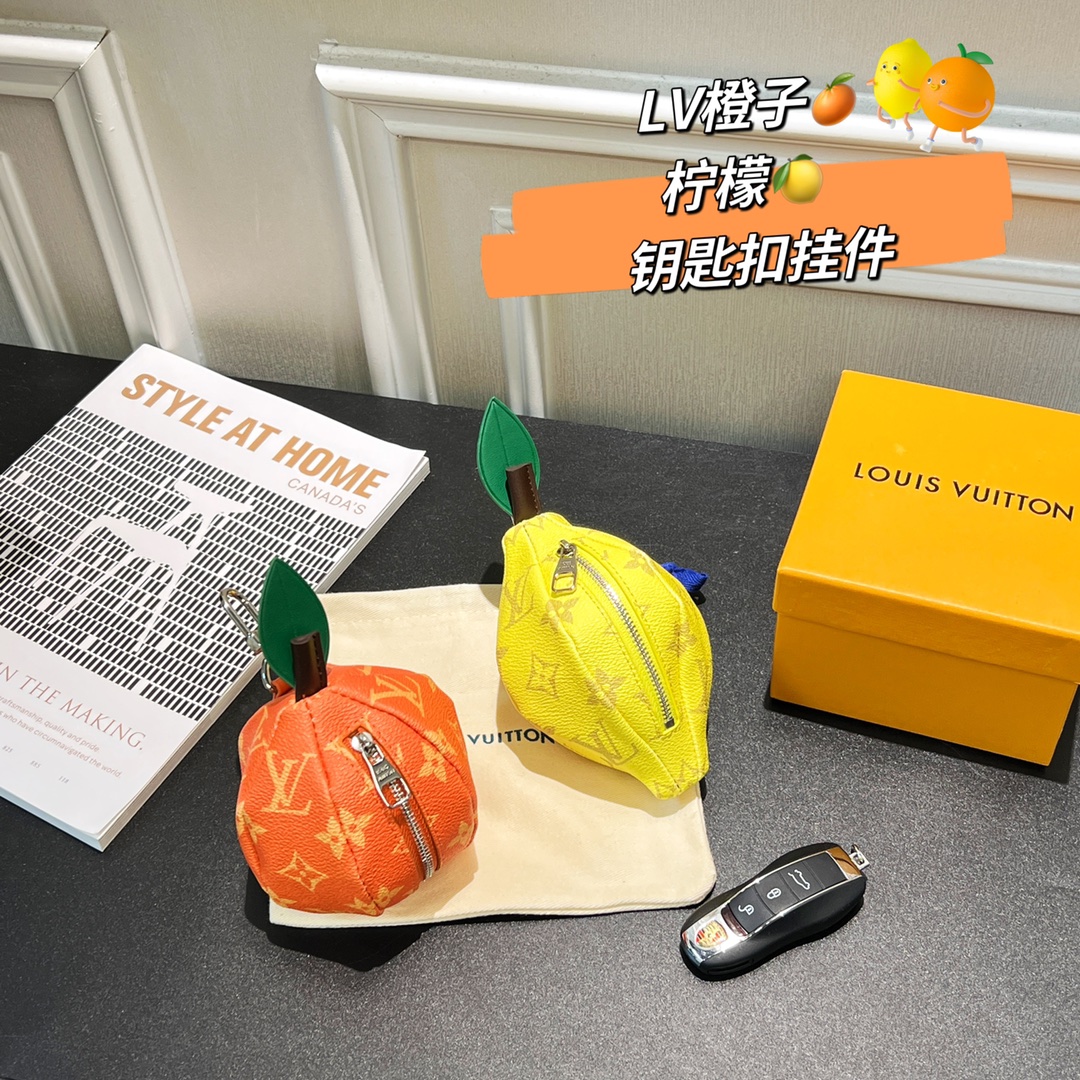 Louis Vuitton Micro Bag Leather Keychain Pendant Accessories